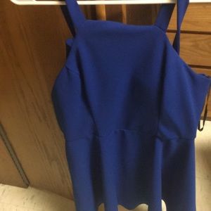 Blue beautiful dress